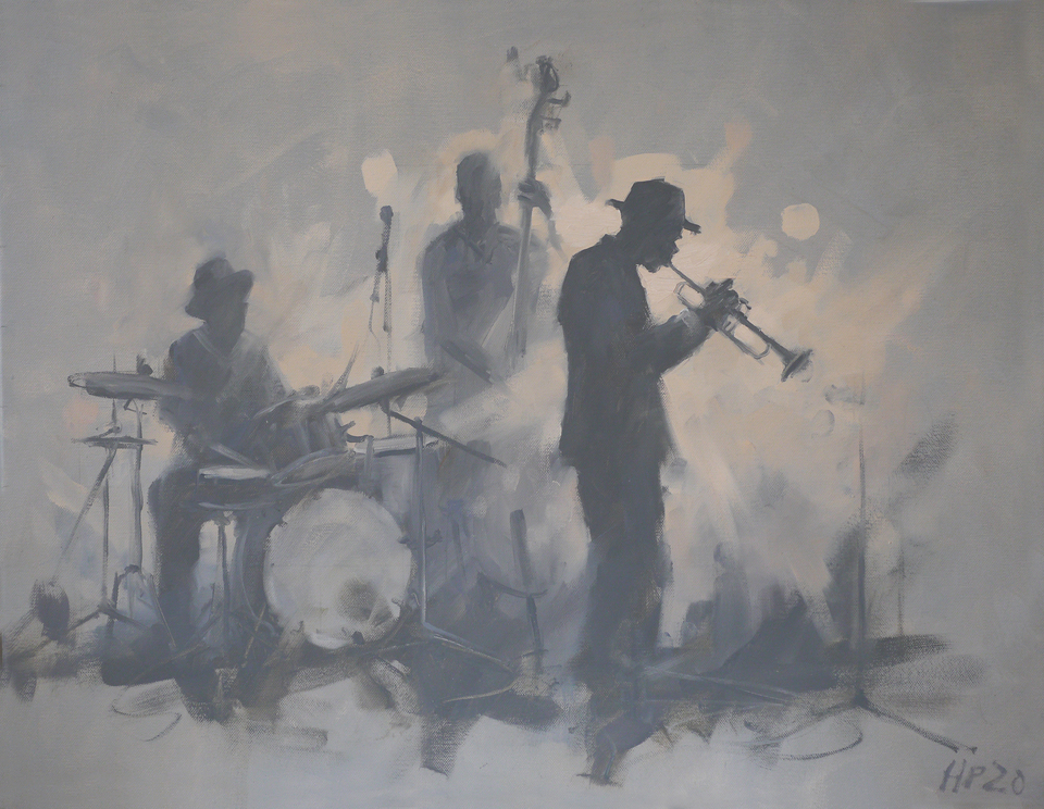 Hanna Petermann_Jazz-Band mit Trompeter