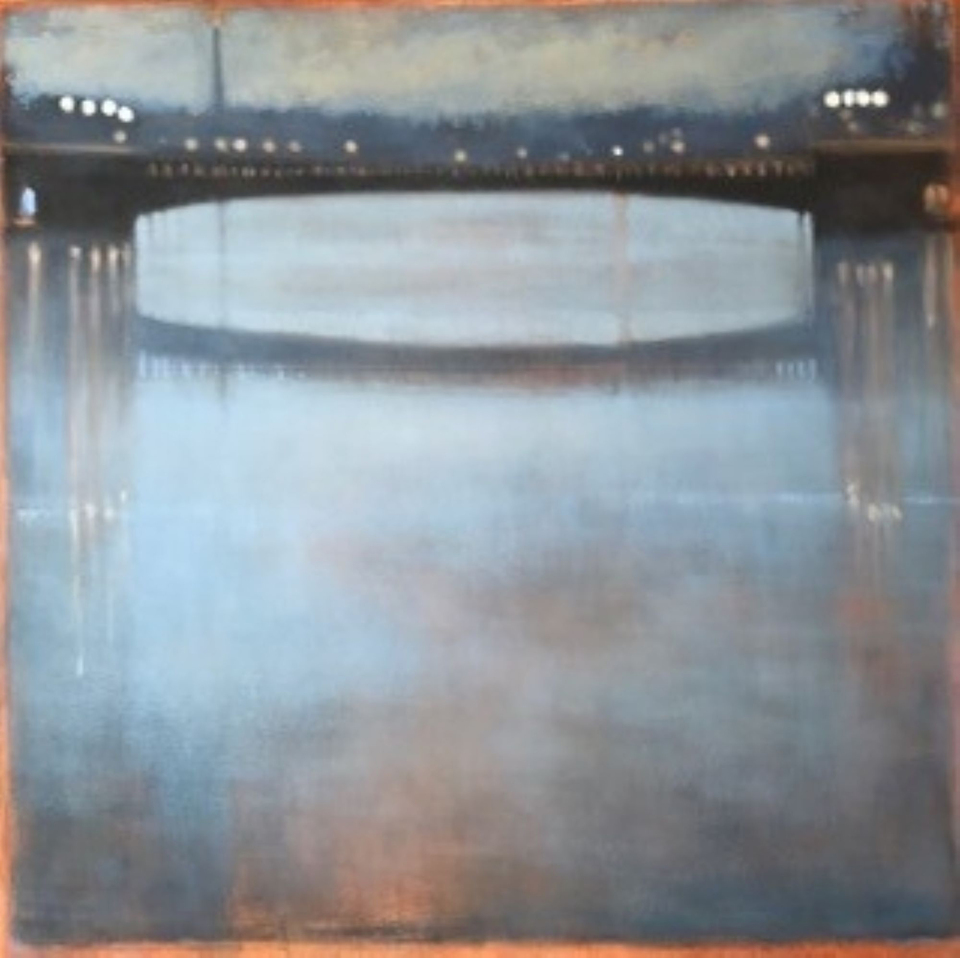 Frauke Weldin Schwanenwik XI, Acryl auf Leinwand 2025