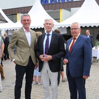 v.l. Karl-Heinz Krämer, Eugen Block, Dr. Till Backhaus