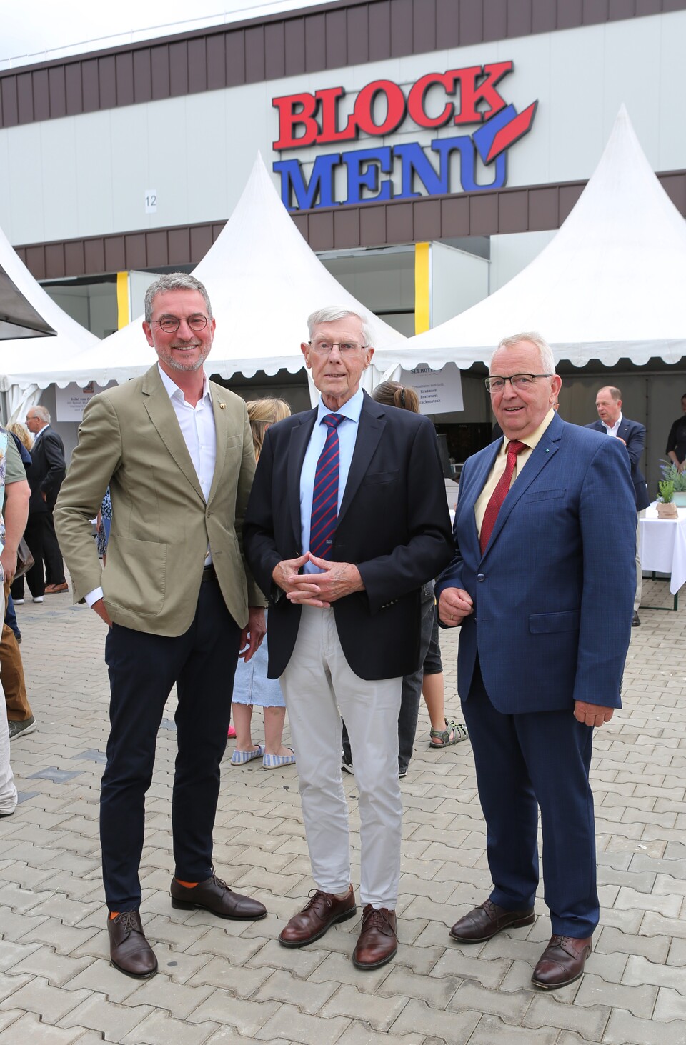 v.l. Karl-Heinz Krämer, Eugen Block, Dr. Till Backhaus