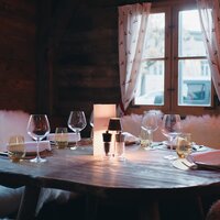 Grand Elysée Hamburg: Winter-Chalet Atmosphaere