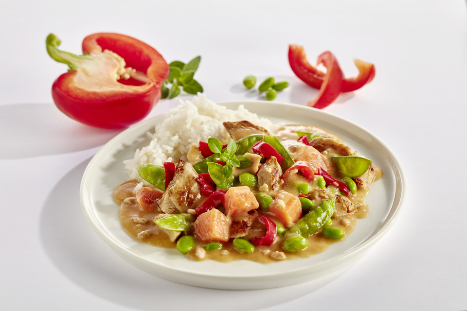 Veggie-Chicken Saté Style 
