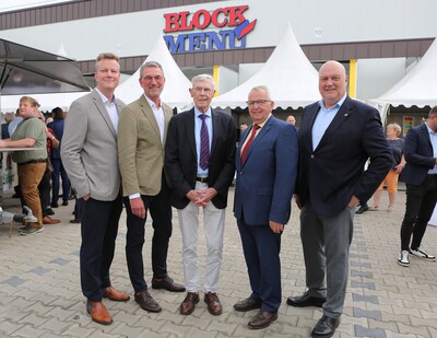 v.l. Klaus Flaskamp, Karl-Heinz Krämer, Eugen Block, Dr. Till Backhaus, Michael Postinett