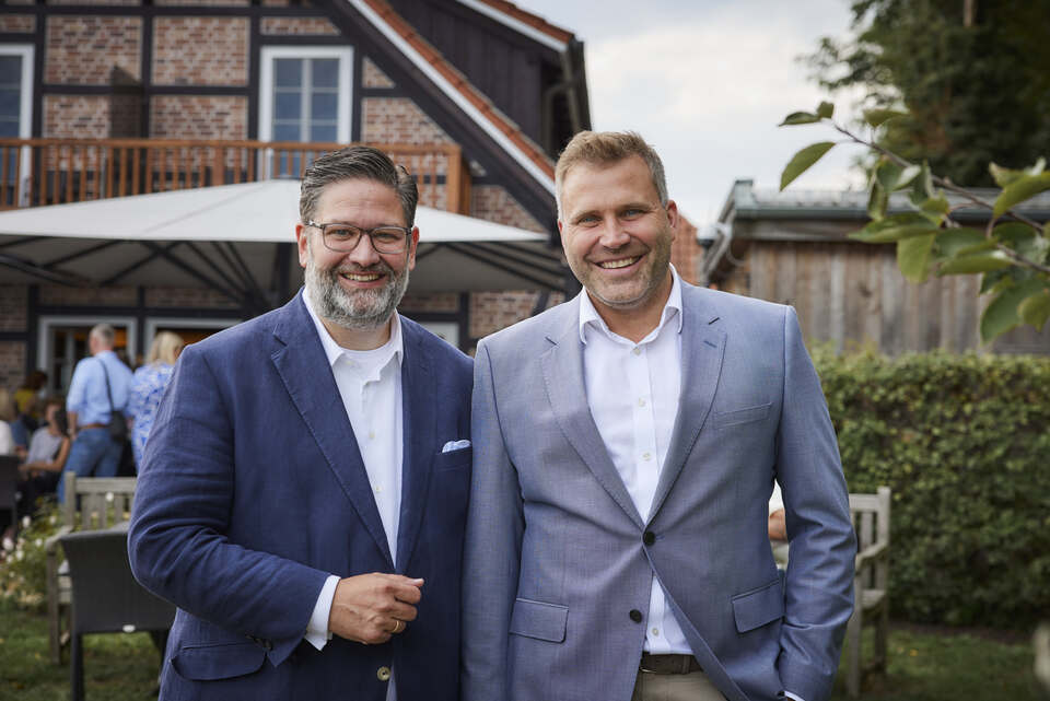 COO Block Gruppe Julian Pfitzner und Geschäftsführer Jens Niemann (re.)