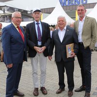 v.l. Dr. Till Backhaus, Eugen Block, Klaus Draeger, Karl-Heinz Krämer 