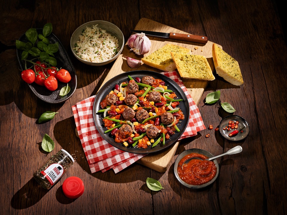 Moodbild: Block House Country Pfanne Tomate pikant