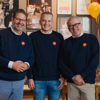 v.l. Julian Pfitzner (COO Block Gruppe), Philip Demand, Sven Freystatzky