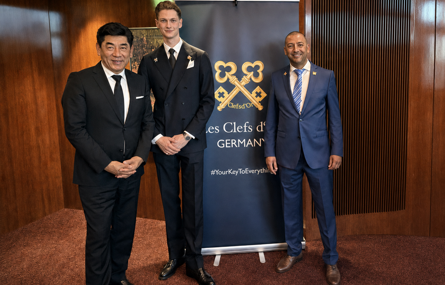 v.l. Tashi Takang, Kai Lange, Riadh Ben Ali - Goldener Schlüssel