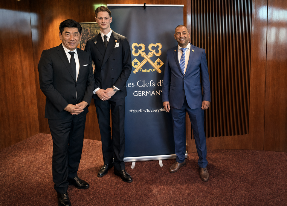 v.l. Tashi Takang, Kai Lange, Riadh Ben Ali - Goldener Schlüssel