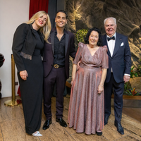 vlnr. Caroline Steinhof, Timur Ülker, Marianne und Günter Ehnert