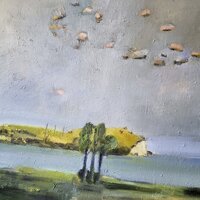 Andreas Homberg, Zickersches Höft, 70x80cm, 2021 Andreas Homberg, Zickersches Höft, 70x80cm, 2021