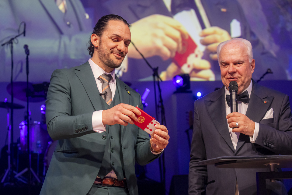 Magier Francesco und Günter Ehnert