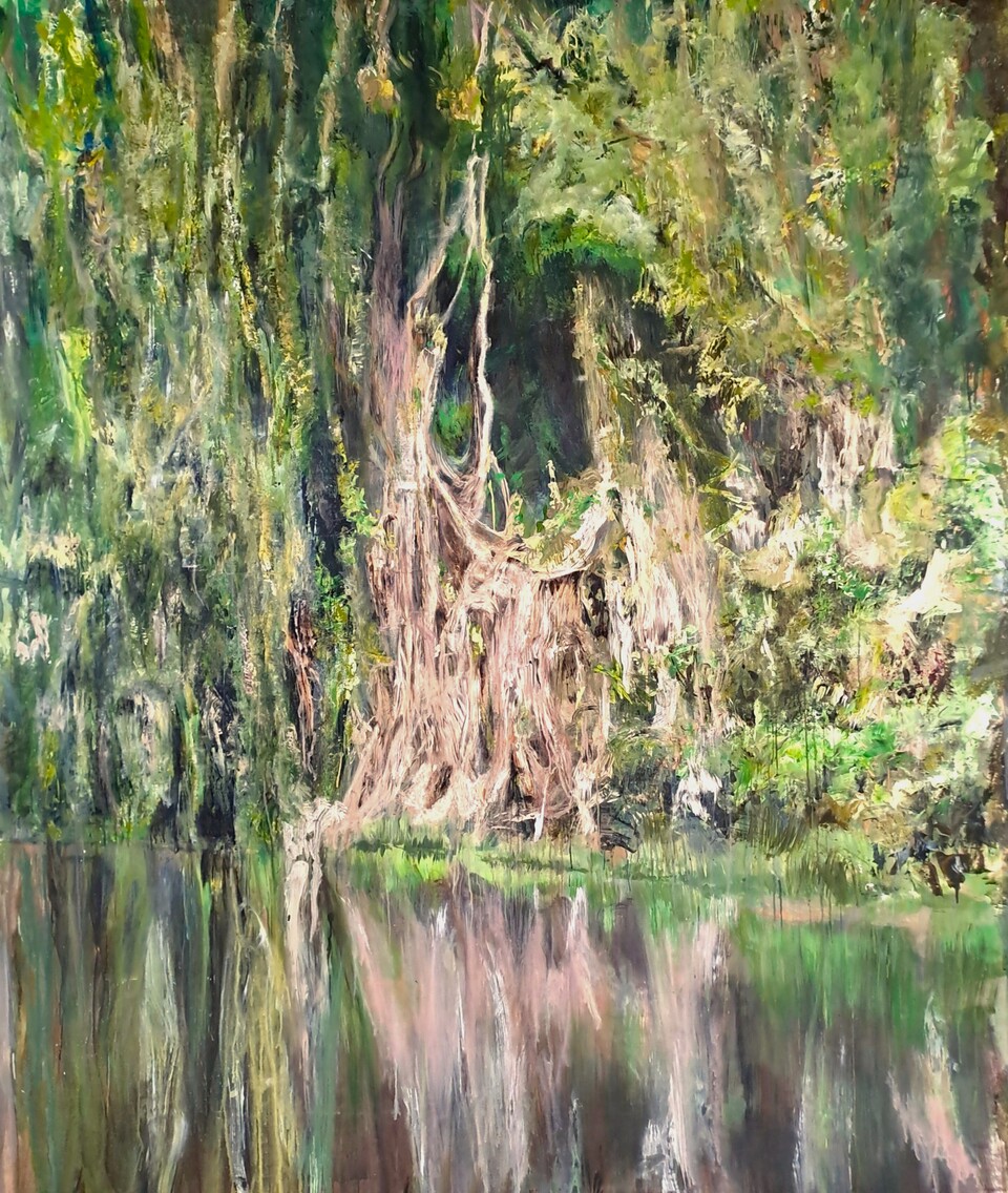 Claudia Bormann, Tsitsikama forest, 240x200 cm, Acryl auf Leinwand, 2026