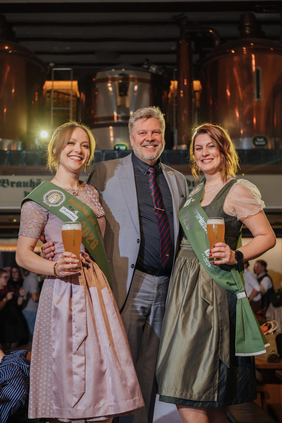 vlnr. Nele Schomaker, Ralf Hansen und Jessica Pchaiek