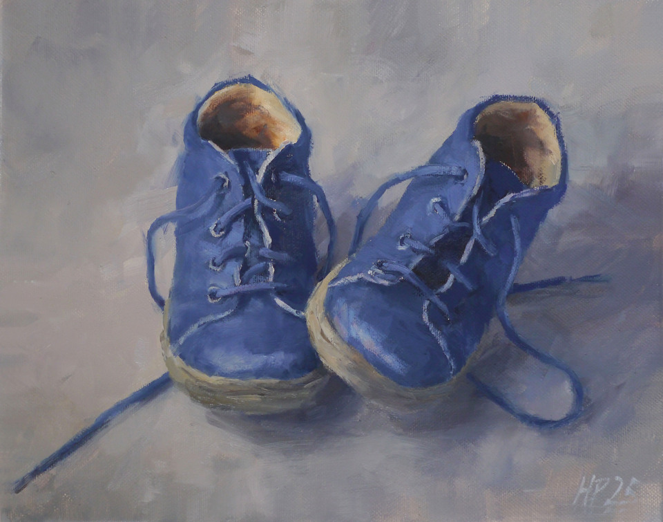 Hanna Petermann_Kleine blaue Schuhe