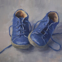 Hanna Petermann_Kleine blaue Schuhe