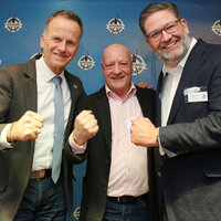 v.l. Staatsrat Christoph Holstein, Olaf Jessen und Julian Pfitzner (COO Block Gruppe) v.l. Staatsrat Christoph Holstein, Olaf Jessen und Julian Pfitzner (COO Block Gruppe)